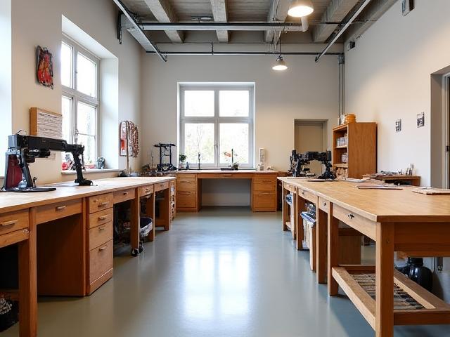 Unterrichtsräume und Werkstatt der Klangwerkstatt Eberhart & Sons in Graz